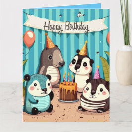 Happy Birthday aangepaste Kaart
