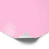 Happy Birthday aangepaste scriptnaam tekst lichtro Perfect Poster (Hoek)