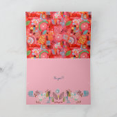 Happy Birthday Abtract Joy | WENSKAART Kaart (Binnen)