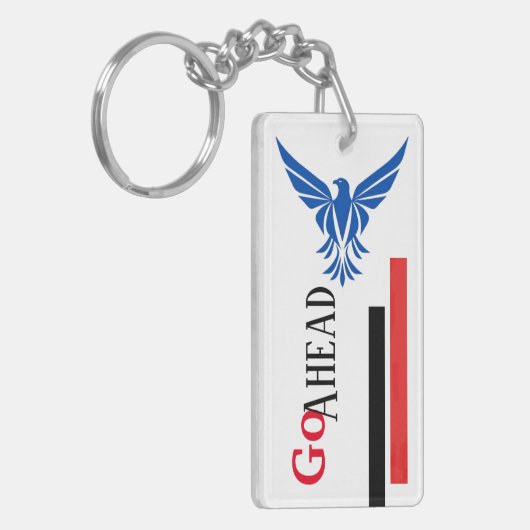 Happy birthday acryl Sleutelhanger (Voorkant Links)