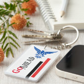 Happy birthday acryl Sleutelhanger (Voorkant Rechts)