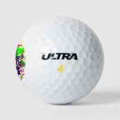Happy Birthday Add Name Gift 12 Golf Balls Golfballen (Logo)