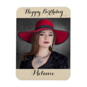 Happy Birthday Afbeelding Magnet Magneet (Verticaal)