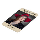 Happy Birthday Afbeelding Magnet Magneet (Linkerzijde)