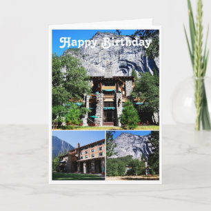 Happy Birthday Ahwahnee-hotel in Yosemite Kaart