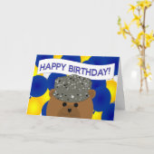 Happy Birthday Air Force Active Duty! Kaart (Gele Bloem)