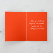 Happy Birthday Airedale Terrier Dog Wenskaart Kaart (Binnen)