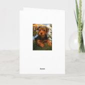 Happy Birthday Airedale Terrier Puppy Dog Card Kaart (Achterkant)