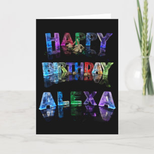 Happy Birthday Alexa Card Kaart