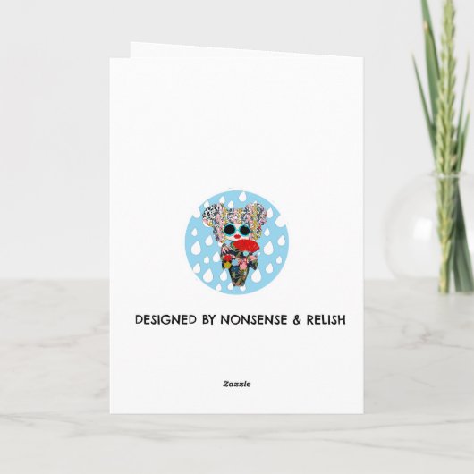 Happy Birthday Alien space Kaart (Achterkant)