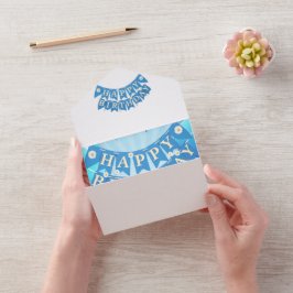 Happy Birthday All In One Uitnodiging