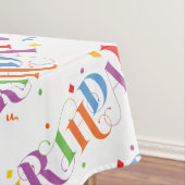 Happy Birthday All-Over Print Tafelkleed (Voorbeeld)