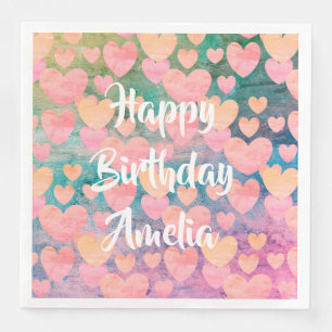 Happy Birthday #Amelia partijenservetten van DAL Servet