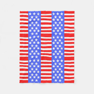 Happy Birthday America, Independence Day Fleece Deken