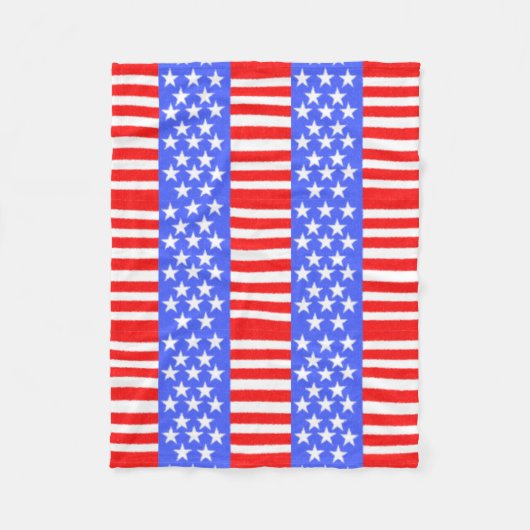 Happy Birthday America, Independence Day Fleece Deken (Voorkant)