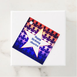 Happy Birthday America personaliseren Bedankjes Labels