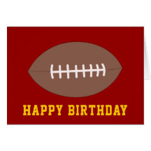 Happy Birthday American Football/Rugby