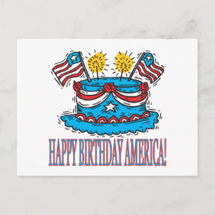 Happy Birthday Amerika Briefkaart