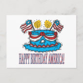 Happy Birthday Amerika Briefkaart (Voorkant)