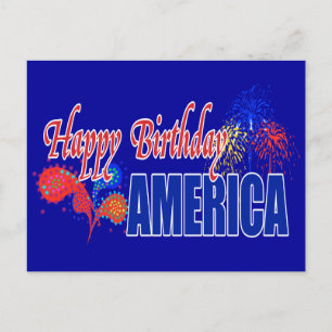 Happy Birthday Amerika Briefkaarten