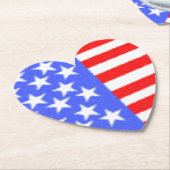 Happy Birthday Amerika Kartonnen Onderzetters (Gekanteld)