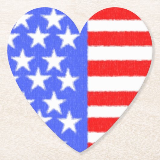 Happy Birthday Amerika Kartonnen Onderzetters (Voorkant)