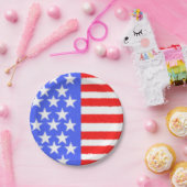 Happy Birthday Amerika Papieren Bordje (Feest)