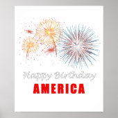 Happy Birthday Amerika Poster (Voorkant)