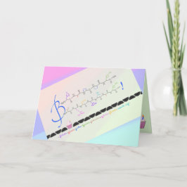Happy Birthday - aminozuren - aangepaste kaart