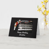 Happy Birthday, Ancient Organ Kaart (Gele Bloem)