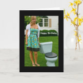 "Happy Birthday and Al die Crap Birthday Card" Kaart (Gele Bloem)