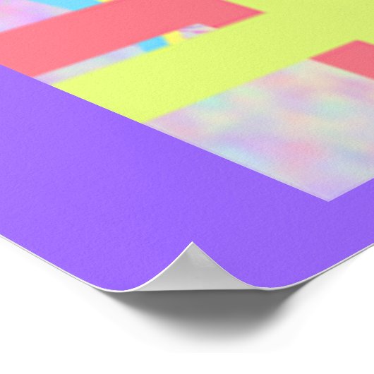 Happy Birthday and Best Wishes One Ballon Poster (Hoek)