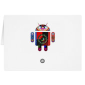 Happy Birthday ANDROID Happy Birthday (Achterkant Horizontaal)