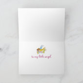 Happy Birthday Angel Kaart (Binnen)