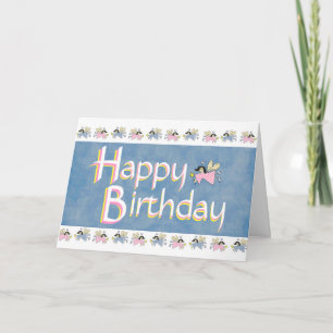 Happy Birthday Angel Kaart
