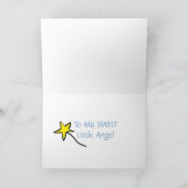 Happy Birthday Angel-kaart Kaart (Binnen)