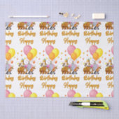 Happy Birthday Animal Collectie Weefpapier Tissuepapier (Craft)