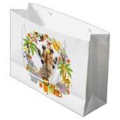 Happy Birthday Animals Large Gift Bag Groot Cadeauzakje (Voorkant Gekanteld)