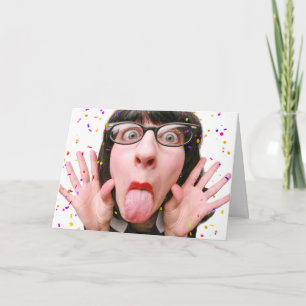 Happy Birthday Annoying Woman Ik ben jongere Humor Feestdagen Kaart