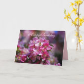 Happy Birthday Apple Blossom, Honey Bee Kaart (Gele Bloem)