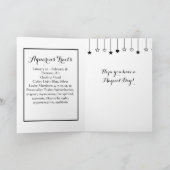 Happy Birthday Aquarius Horoscope Kaart (Binnen)