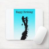 Happy Birthday Arborist Tree Surgeon Rigning Tree Muismat (Met muis)