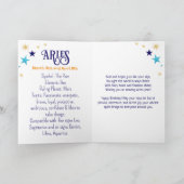 Happy Birthday Aries | Horoscope Astrlogy Kaart (Binnen)