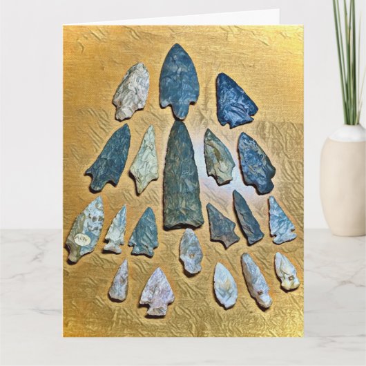 Happy Birthday Arrowhead Kaart (Voorkant)