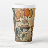 Happy Birthday Art Latte Mok (Voorkant)