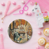 Happy Birthday Art Papieren Bordje (Feest)