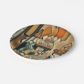 Happy Birthday Art Papieren Bordje (Gekanteld)