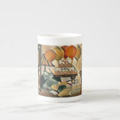 Happy Birthday Art Porselein Kop (Voorkant)