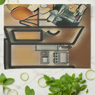 Happy Birthday Art Theedoek