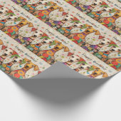Happy Birthday! Artsy Puppy Design, Cadeaupapier (Hoek)